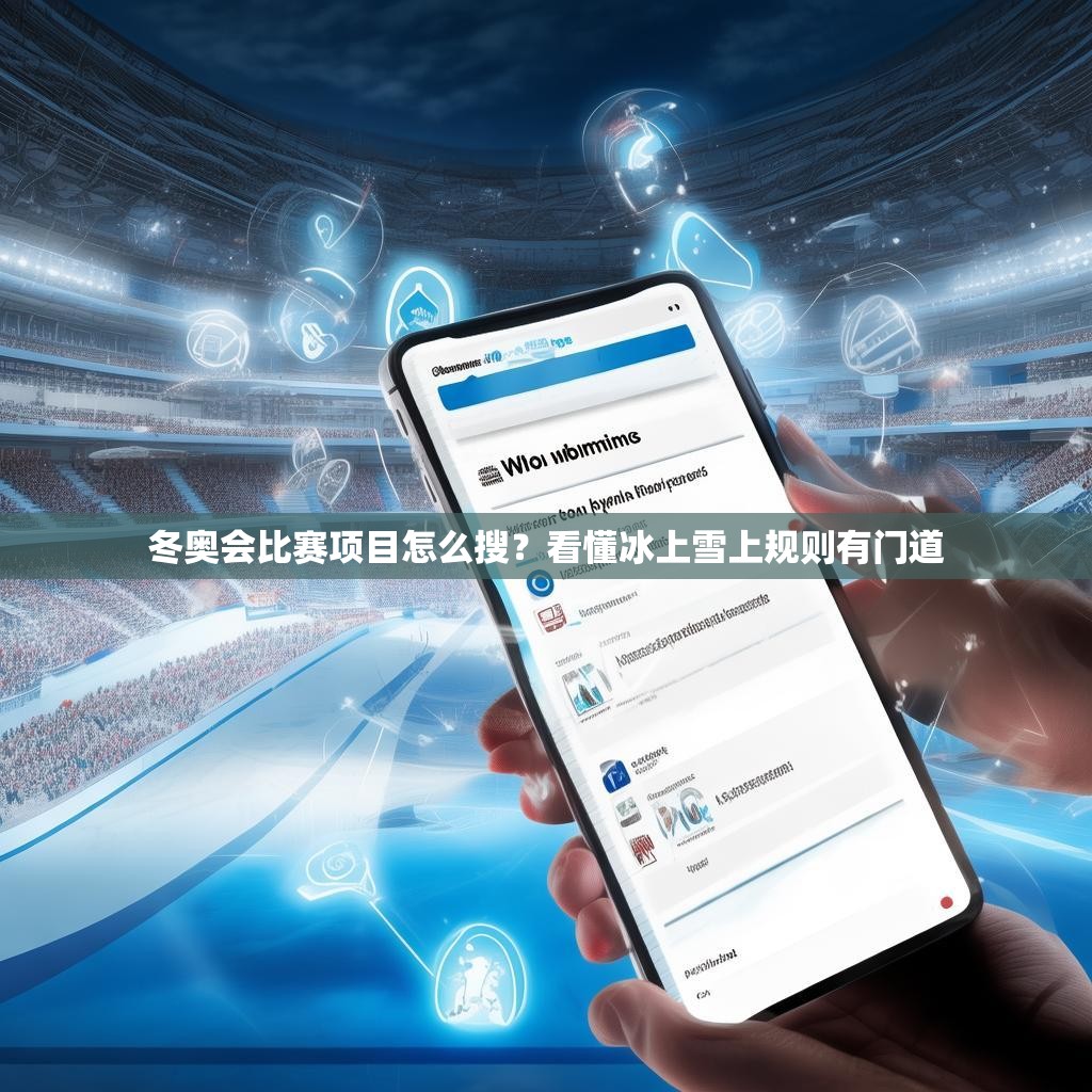 冬奥会比赛项目怎么搜？看懂冰上雪上规则有门道