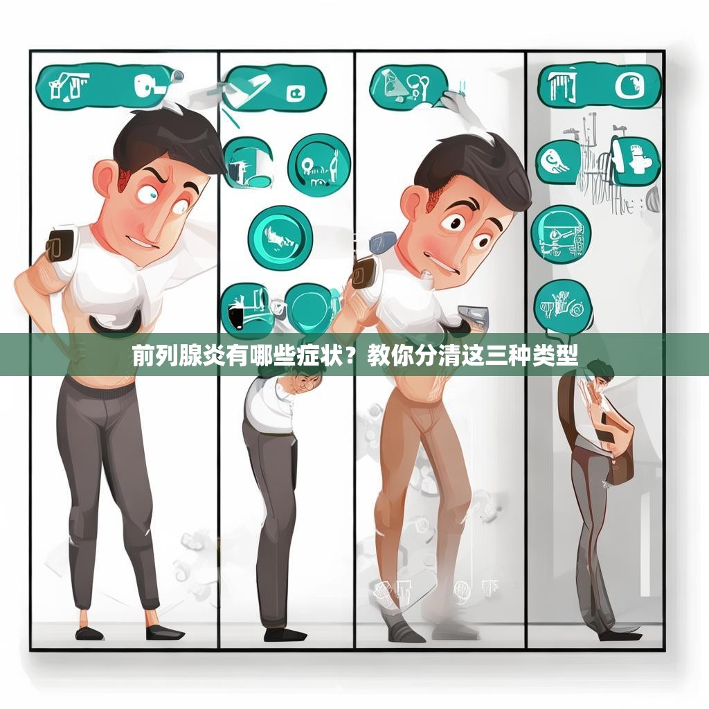 前列腺炎有哪些症状？教你分清这三种类型